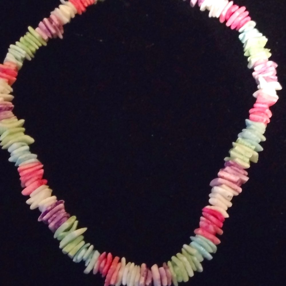 Hand Crafted African Multicolored Stone Necklace